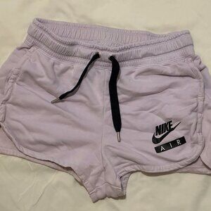 Light purple Nike athleisure shorts